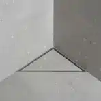 VISTA Modern Triangular Floor Drainer for Bathroom Corners