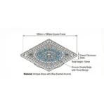 VISTA Decorative Bathroom Square Drain Cover