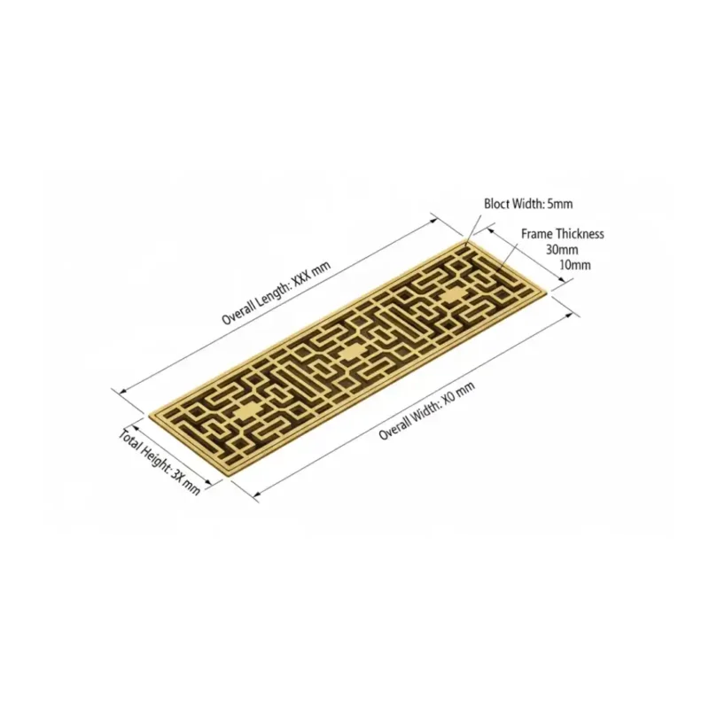 VISTA Brass Floor Drainer For Bathroom