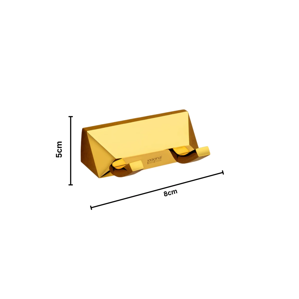 Aagna U-VA Robe Hook Gold For Bathroom