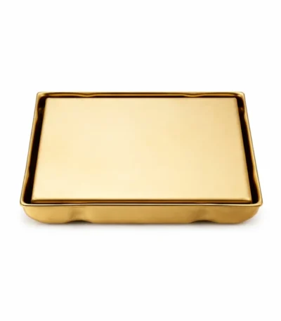 VISTA Square Floor Drain Polished Gold Finish for Bathroom