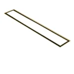 Vista Modern Gold Linear Floor Drain for Bathrooms