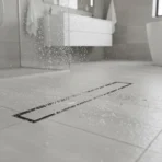 Vista Linear Shower Drain: Modern Matte Black