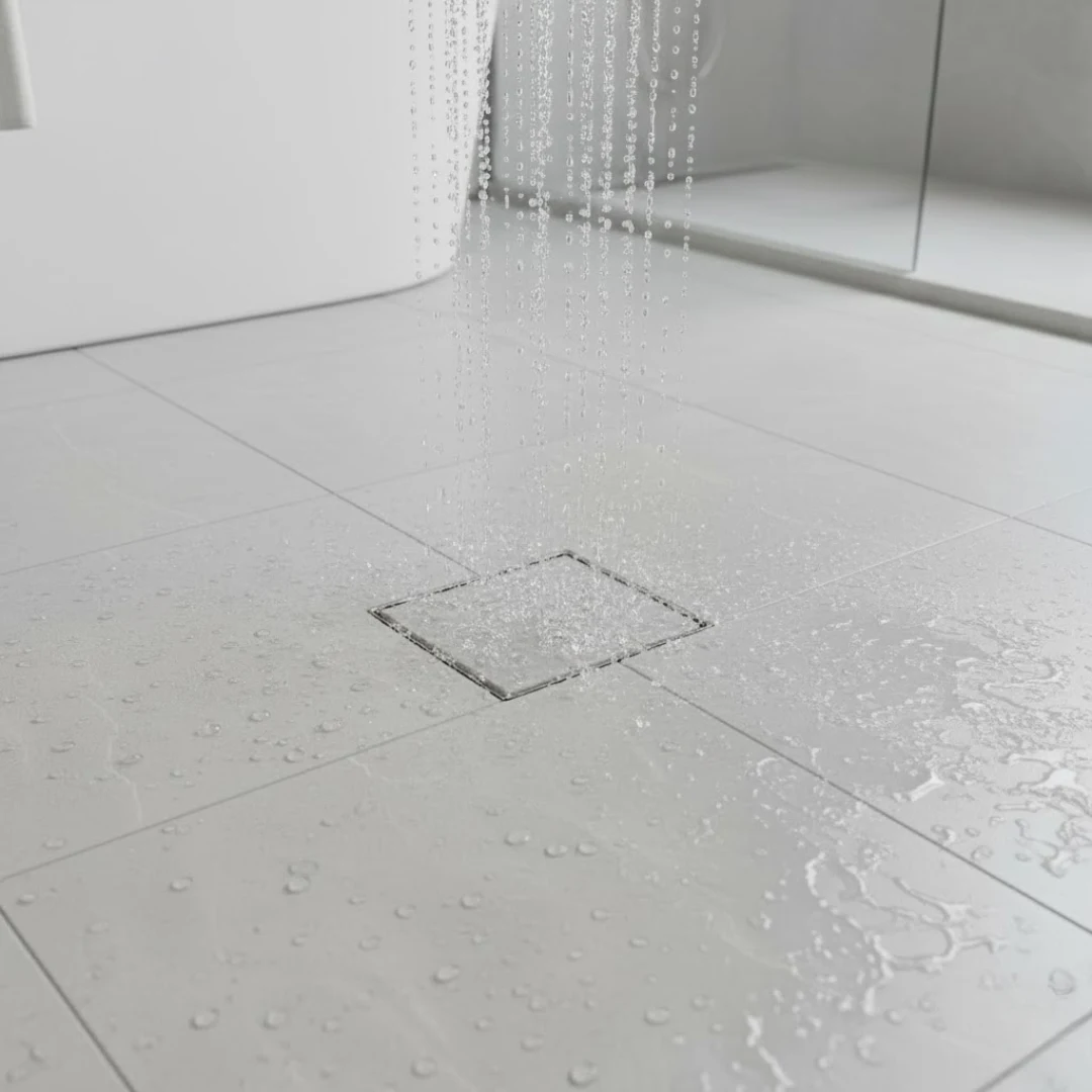 VISTA Invisible Tile Insert Floor Drain for Bathroom