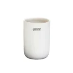 Aagna White Ceramic Toothbrush Holder for Washing Area