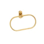 Aagna Giza Gold Finish Napkin Ring for Bathroom
