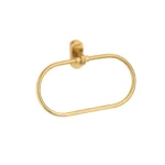 Aagna Giza Gold Finish Napkin Ring for Bathroom
