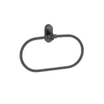 Aagna Giza Black Napkin Ring for Modern Bathrooms