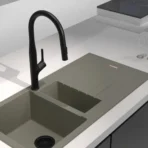 CARYSIL ALA 1512 Kitchen Faucet Mixer Tap Matte Black