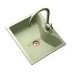 Carysil Largo 2420 Quartz Kitchen Sink Faucet Combo