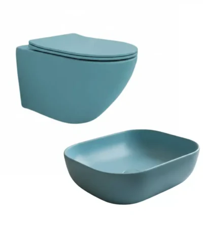 Modern Brizzio Wall Hung Toilet Basin Combo