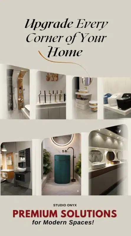 Shop premium kitchen and bathroom fittings online at Studio Onyx