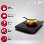 Best Induction Cooktop: Hafele 2100W Black Ceramic Glass